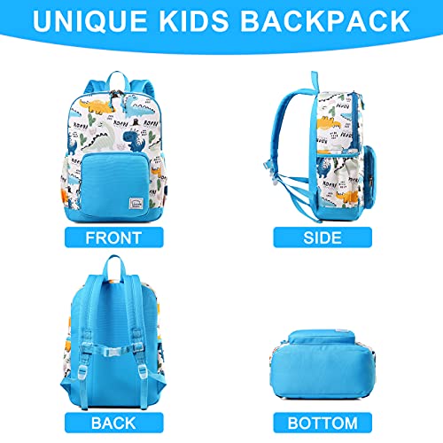 VASCHY Kids backpacks, Cute Lightweight Water Resistant Preschool Backpack for Toddler Boys and Girls Chest Strap Blue - Image 5