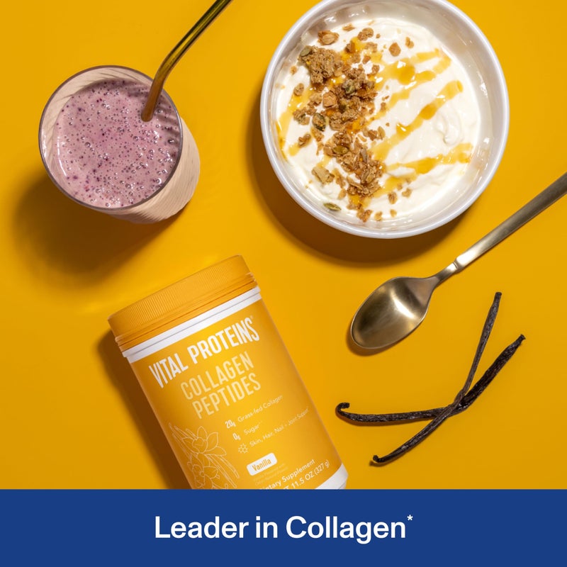 Vital Proteins Collagen Peptides Powder Vanilla - Supports Hair, Skin, Nails, Bones, Joints, Powder for Women - Image 2