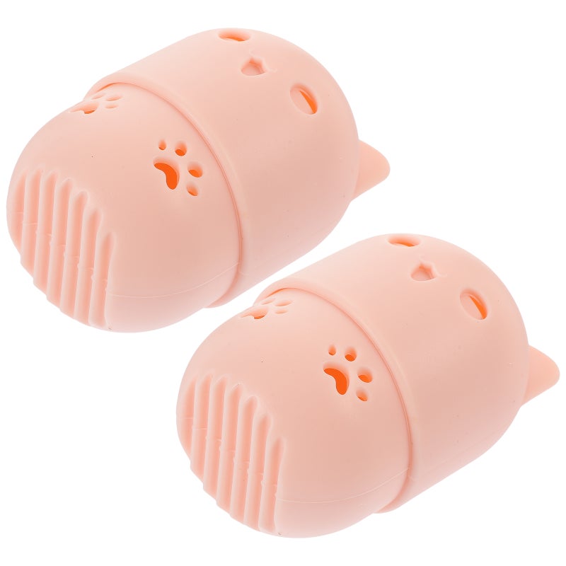 2PCS Powder Puff Box Makeup Sponge Holder Beauty Sponge Carrying Case Container - Image 1