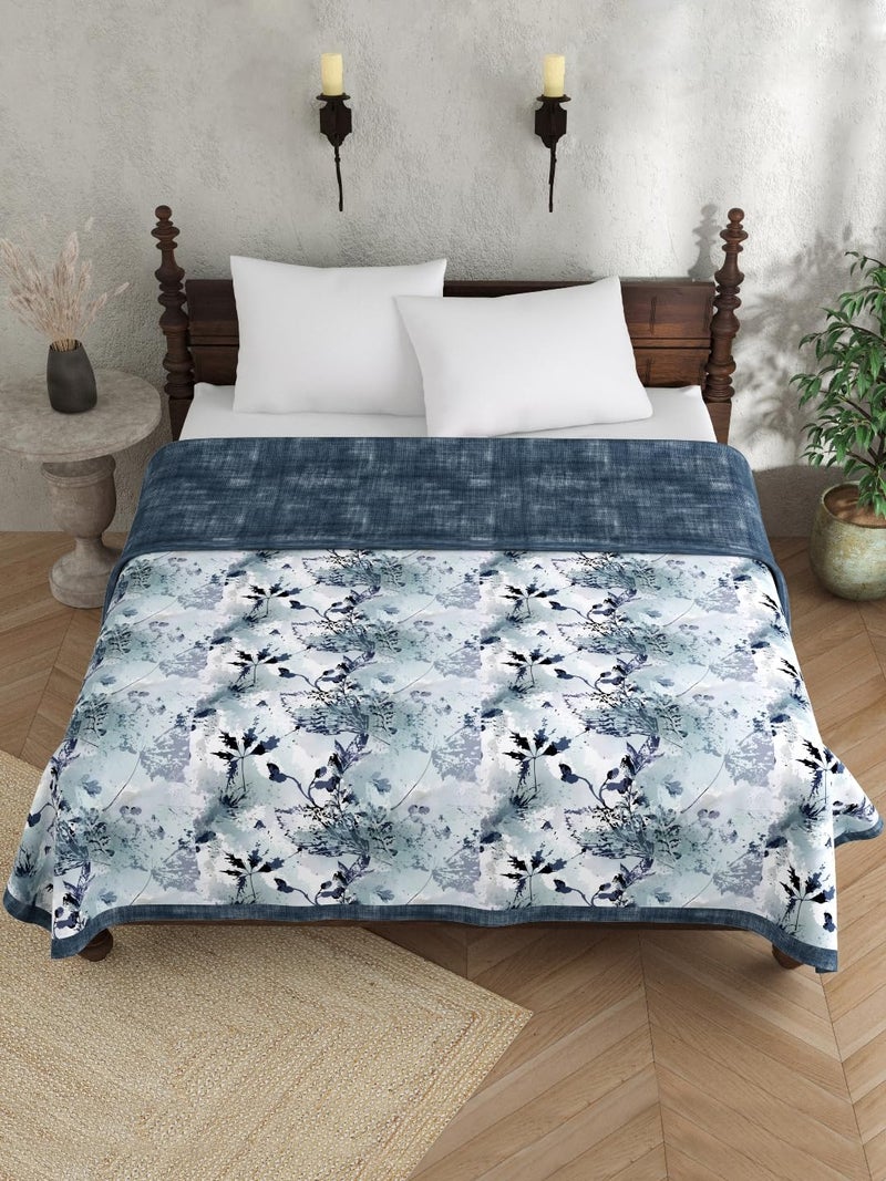 EVER HOME دوهار مزدوج من EVER HOME 100% قطن لفصل الصيف ودوهار مكيف (الحجم-224X254CM، 120GSM، طباعة رقمية) - Image 2