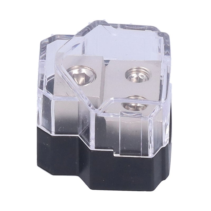 0/4 Gauge In Fuse Holder Power Distribution Block with Transparent Cover - High Fire Rating Ground Distribution Block 4/8 Gauge Out for Car Truck Boat RV - Image 4