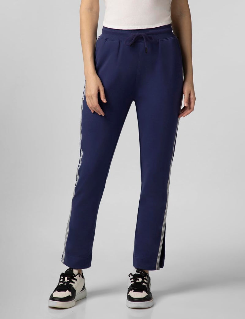 FYLTR Women's Drop Shoulder Hoodie & Joggers Set With Contrast Branded Tape on Sleeve and Jogger Side Seam - Rib Hem & Cuff | Slit Detail at Hem - Image 5
