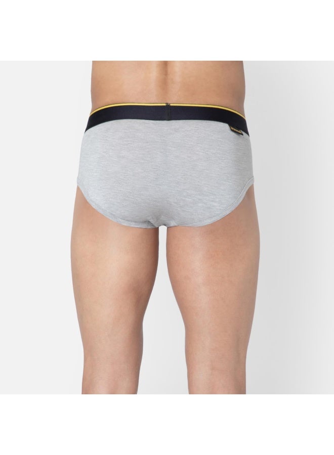 Bummer Bummer Men's Solid Micro Modal Briefs Underwear | Ultra Soft & Breathable | Combo Pack of 3  - Image 5