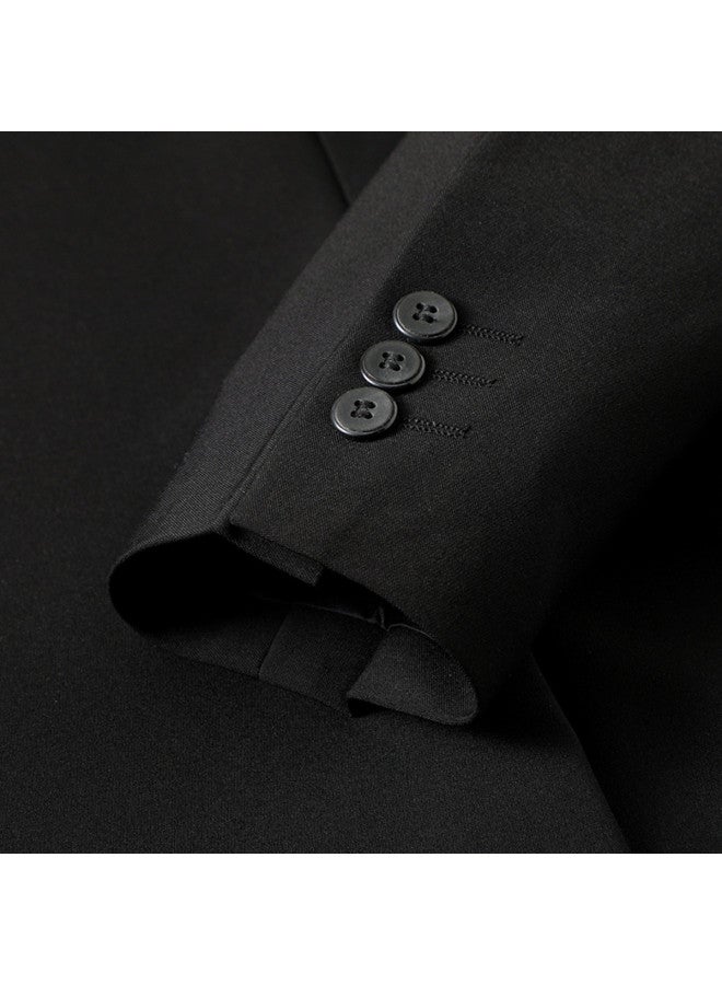 Tucano Casual Blazerbusiness Casual Long Sleeve Solid Color Versatile Minimalist Jacket Top - Image 5