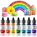 Cherrysea Oil Based Food Coloring for Chocolate Rainbow Oil Edible Food Dye Set for Halloween Baking Royal Icing Cookie Supplies Gluten Free 7x6ml Food Grade Food Color Kit 025 Fl OzBottles - Image 2