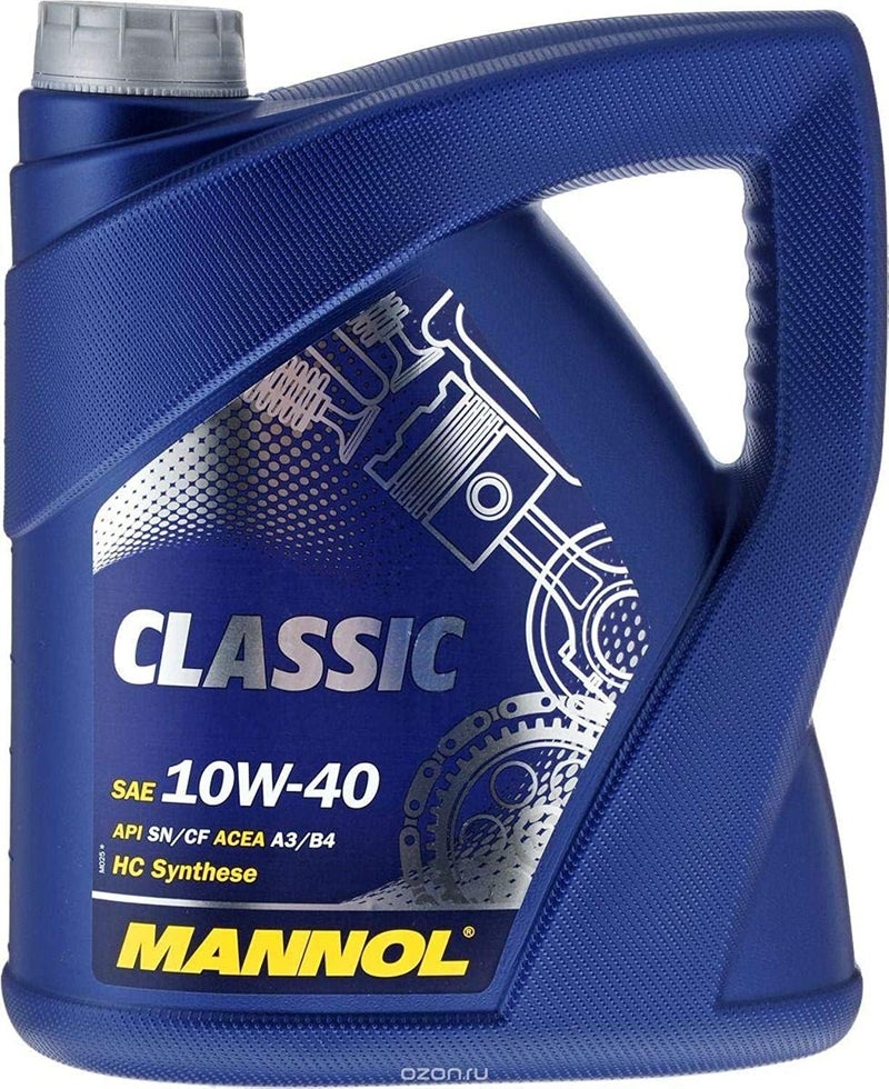 Mannol 7501 Classic 10W-40 API SN/CH-4 Auto Oil, 4L - Image 1