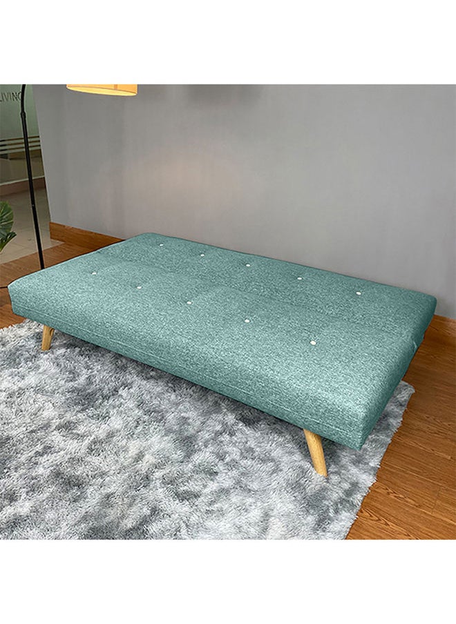 In-House - Aimar | 3-Seater Sofabed 2 In 1 Upholstered In Velvet 30x178x109 cm - Light Turquoise - Image 1