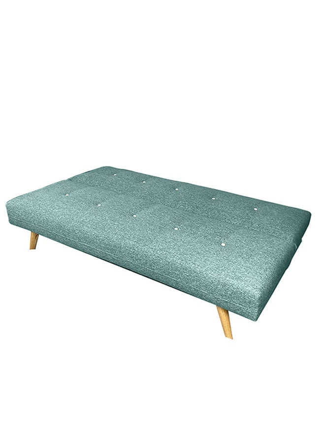In-House - Aimar | 3-Seater Sofabed 2 In 1 Upholstered In Velvet 30x178x109 cm - Light Turquoise - Image 1