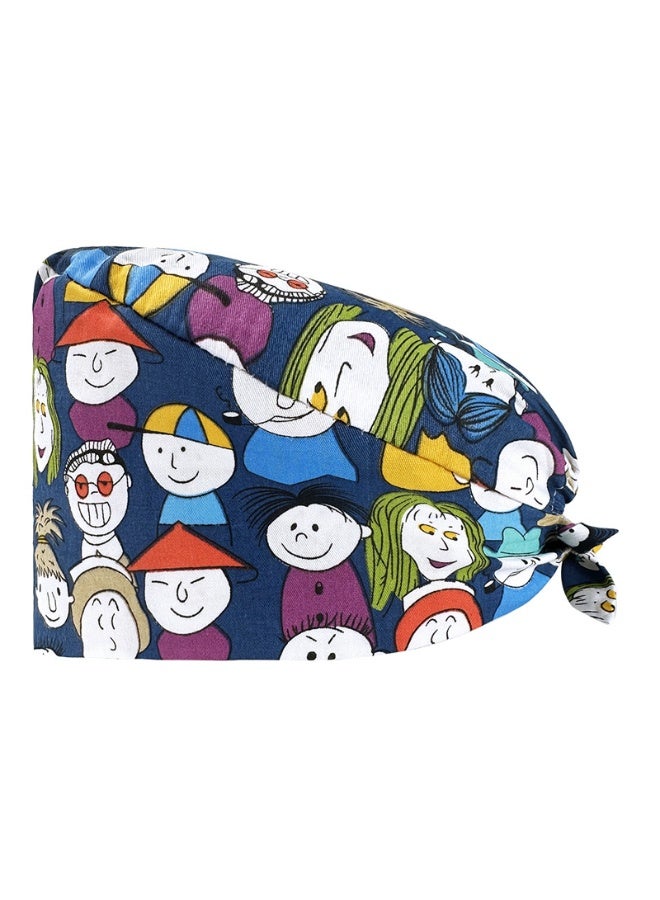 NIBEMINENT Adjustable Medical Scrubs Hats Lab Working Cap Surgicals Hat Nurse Dentist Nursing Accessories Scrub Caps Cook Head Over Hats