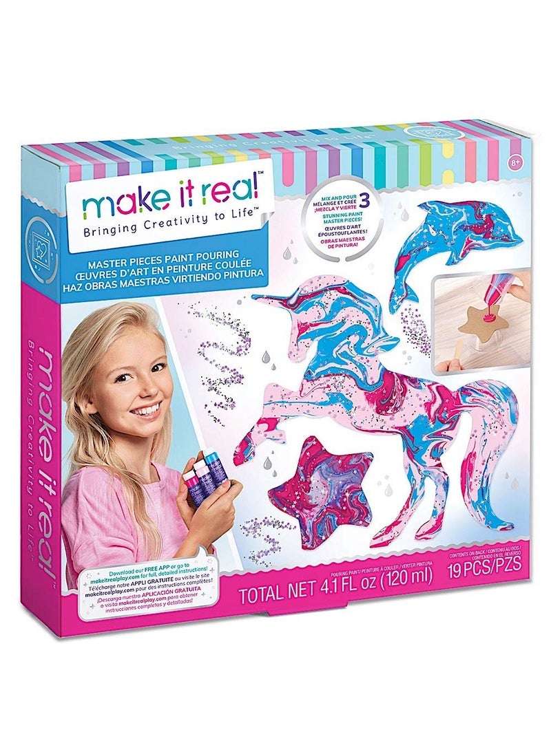 Make It Real Make It Real Masterpieces Paint Pouring  - Image 1
