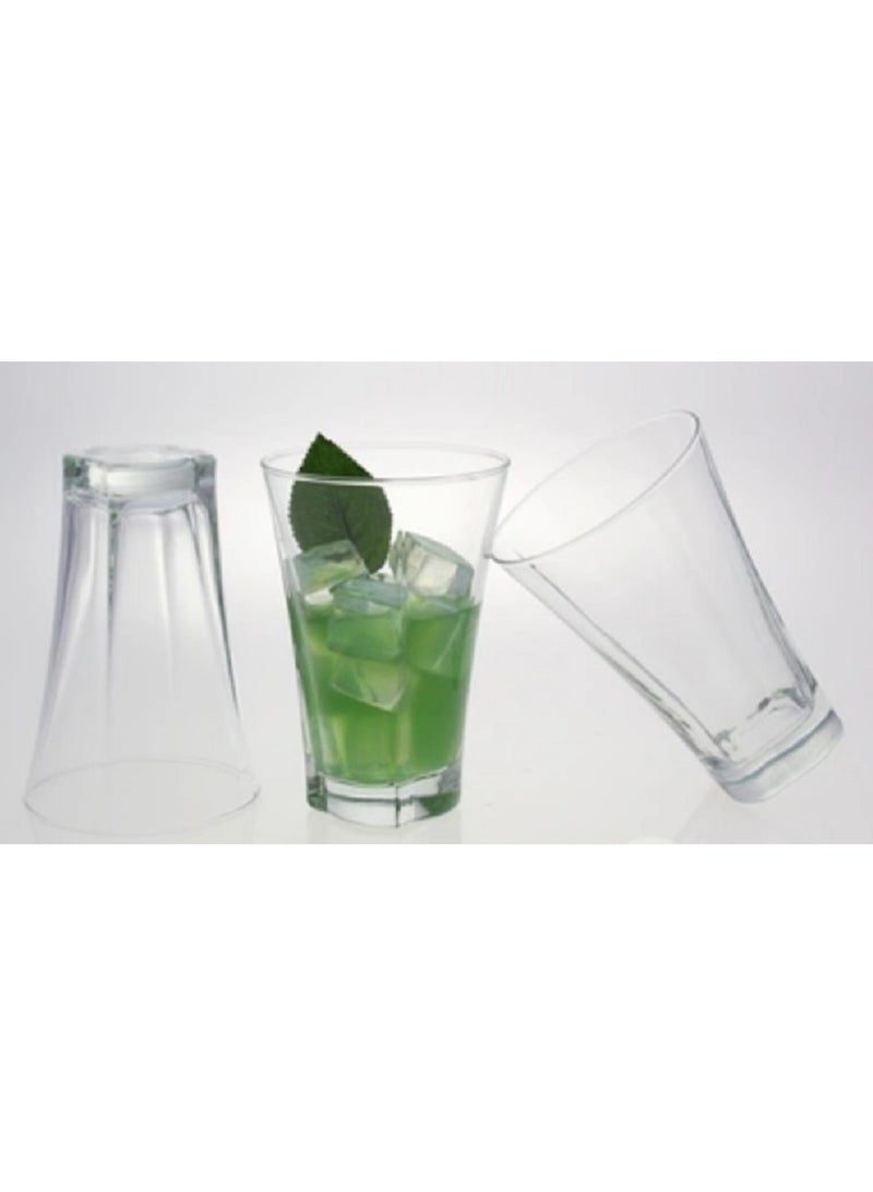 LAV 3 Pieces Truva Long Drink Tumbler Set 350 Ml - Clear - Image 4