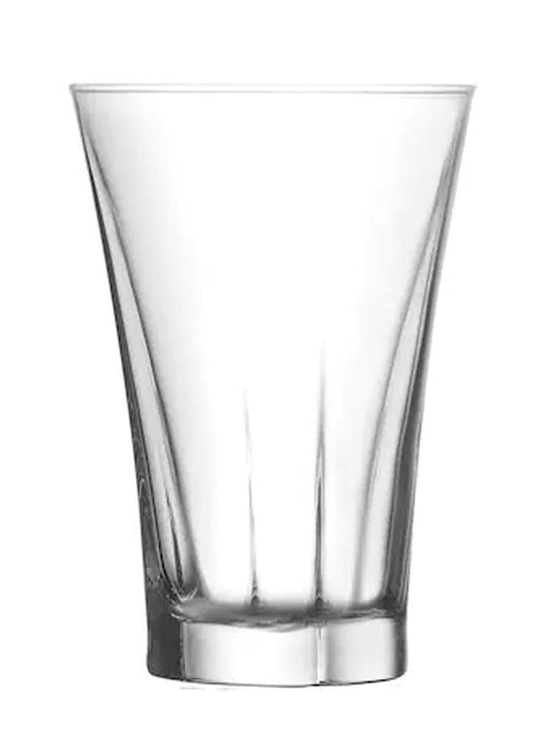 LAV 3 Pieces Truva Long Drink Tumbler Set 350 Ml - Clear - Image 1
