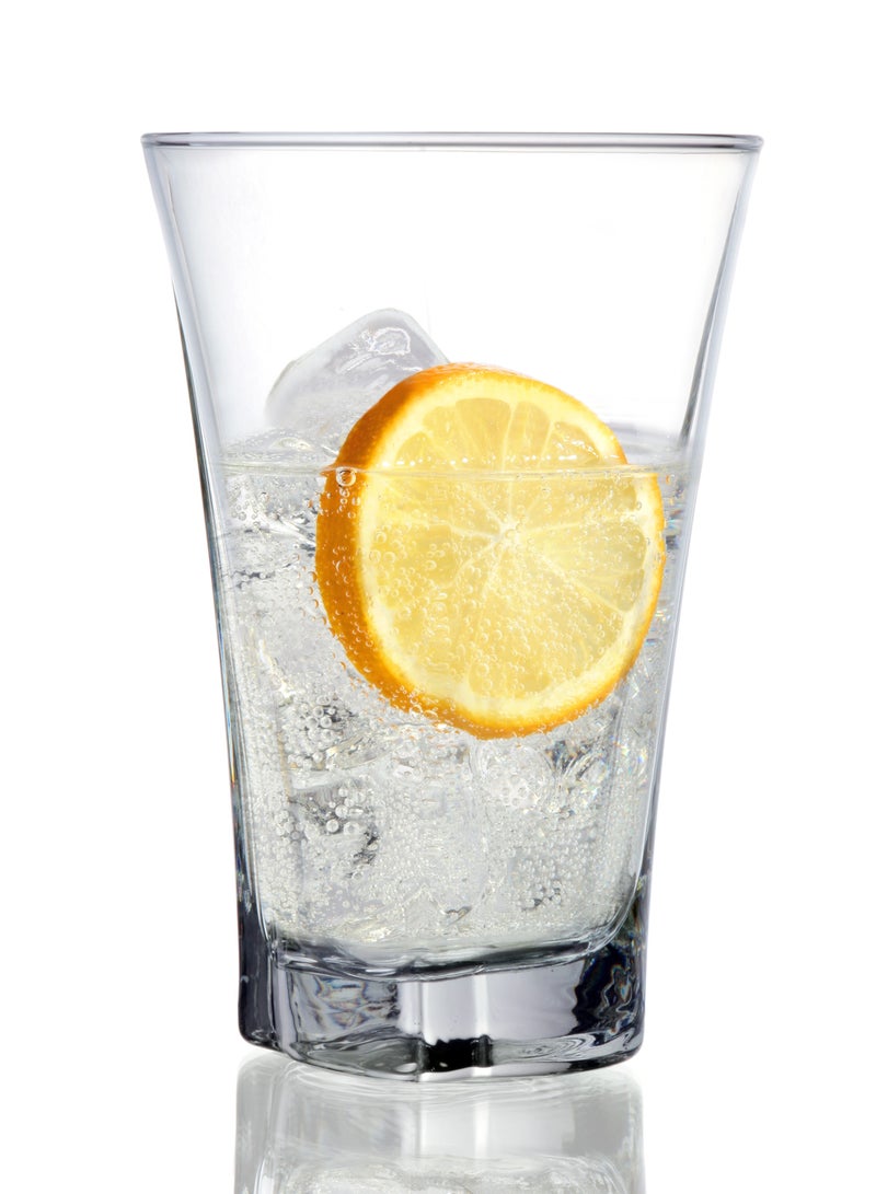 LAV 3 Pieces Truva Long Drink Tumbler Set 350 Ml - Clear - Image 3