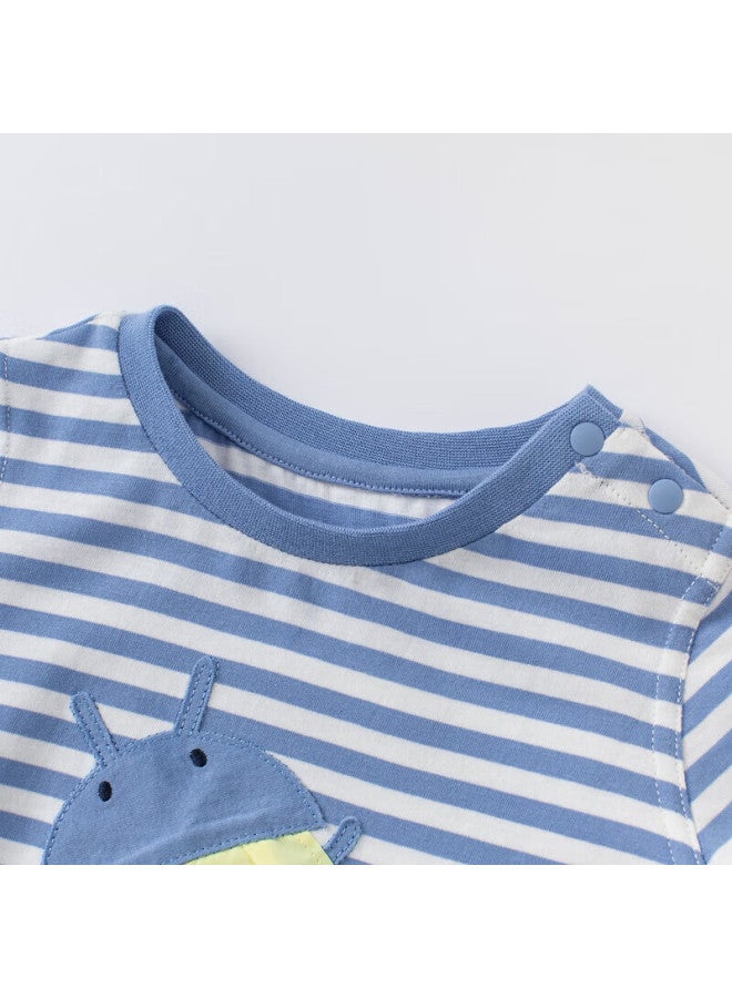 Dave & Bella Children's T-shirt Boys Short Sleeve Summer Clothing Baby Boys Top Infant Cotton Clothes - Image 2