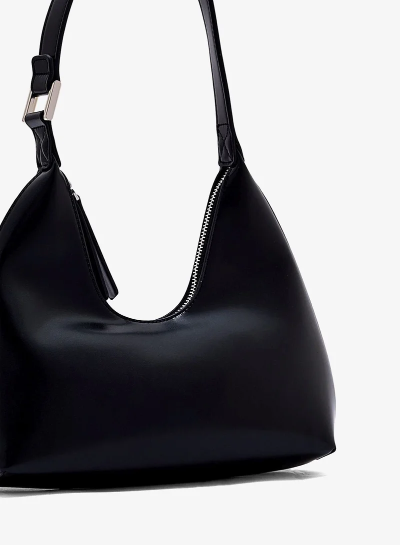 Ella Black Minimalistic Baguette Bag for Women | Best Price UAE