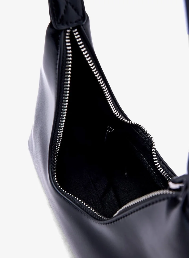 Ella Black Minimalistic Baguette Bag for Women | Best Price UAE