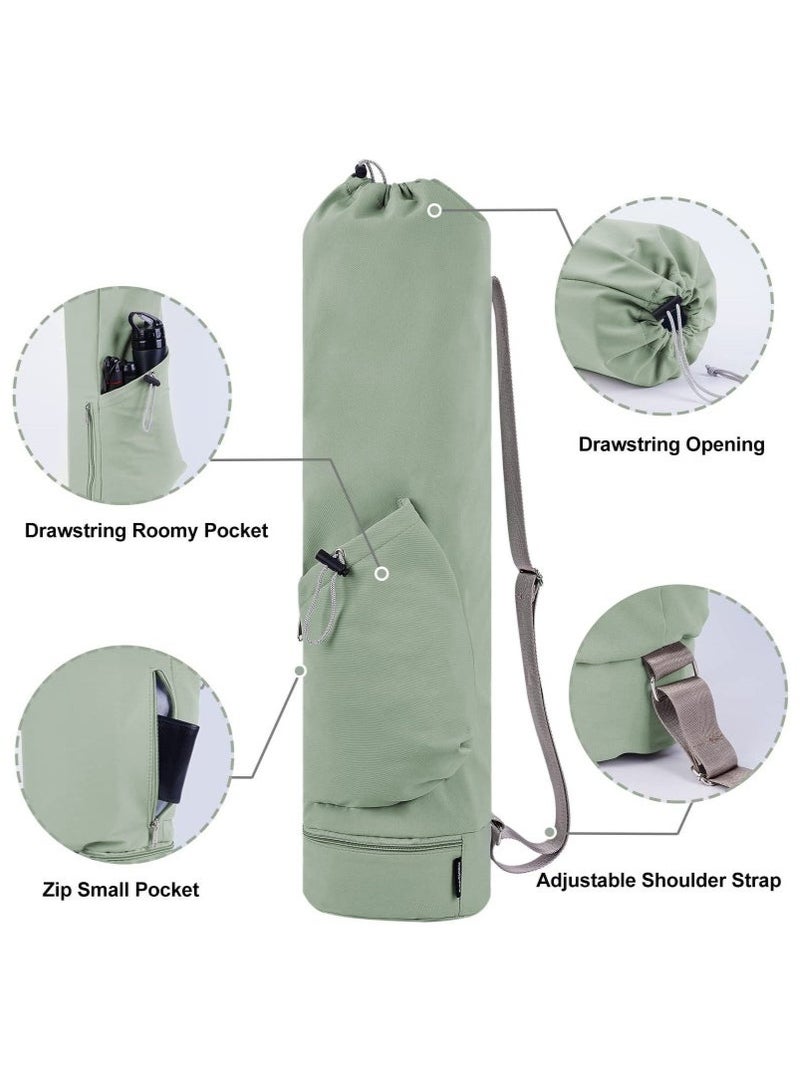 Arabest Yoga Mat Bag Large with Adjustable Carry Strap Pilates Bag with Bottle Pocket and Wet Compartment - Image 3