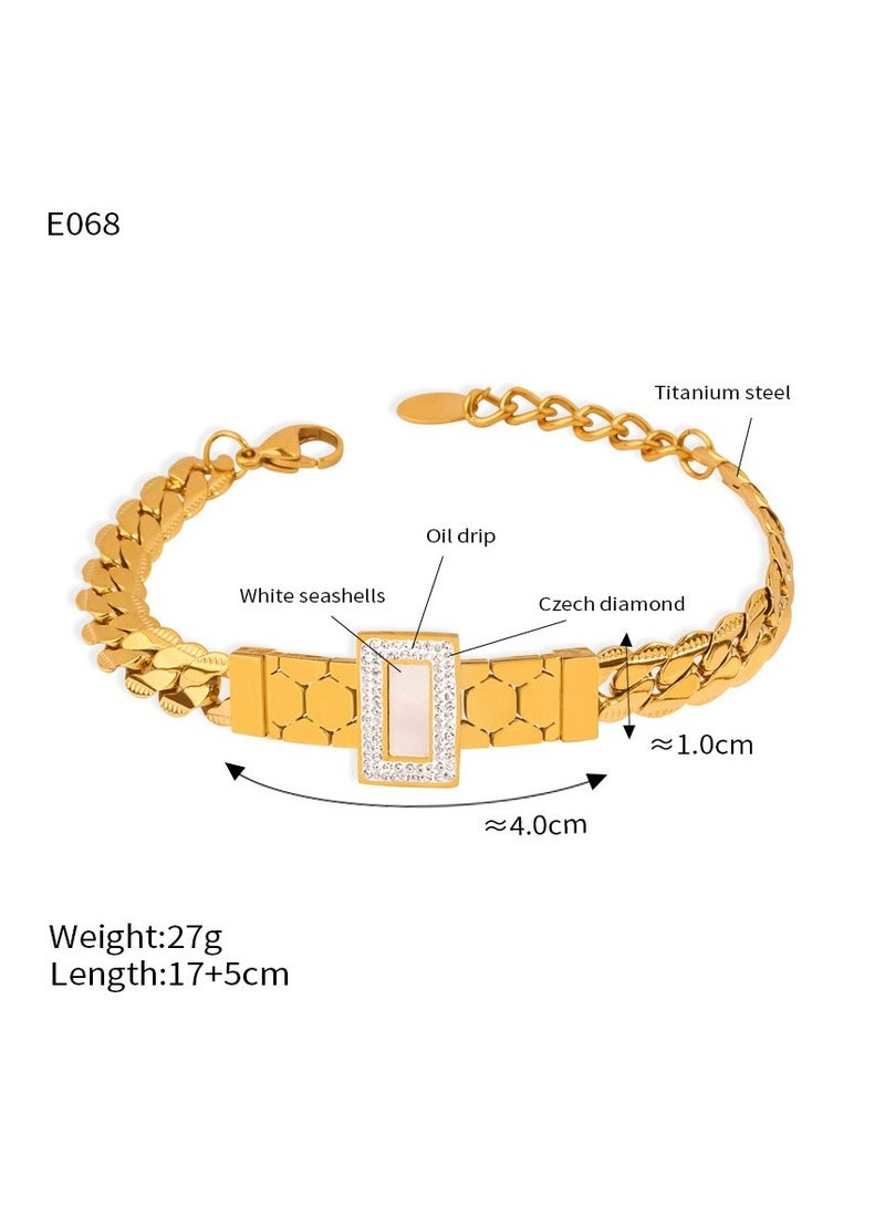 القمر 4 قطع فاخرة أحدث الفتيات شعبية قلادة سبائك الكلاسيكية مصمم أقراط مجموعة للنساء السيدات الفرنسية أنيقة خاتم الحصري الزفاف هندسية Overgild حزب الملحقات - Image 5