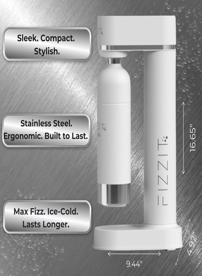 Fizz It Fizzit Spärklï Carbonated Water Soda Maker with Stainless Steel Bottle Included,Dishwasher Safe - Image 2