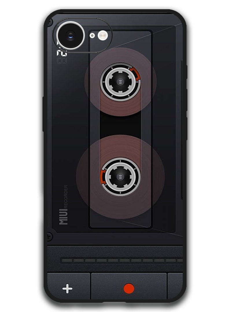 ثيودور حافظة متوافقة مع هاتف ابل ايفون 16e 6.1 بوصة غطاء حماية مضاد للصدمات - كاسيت - Image 1