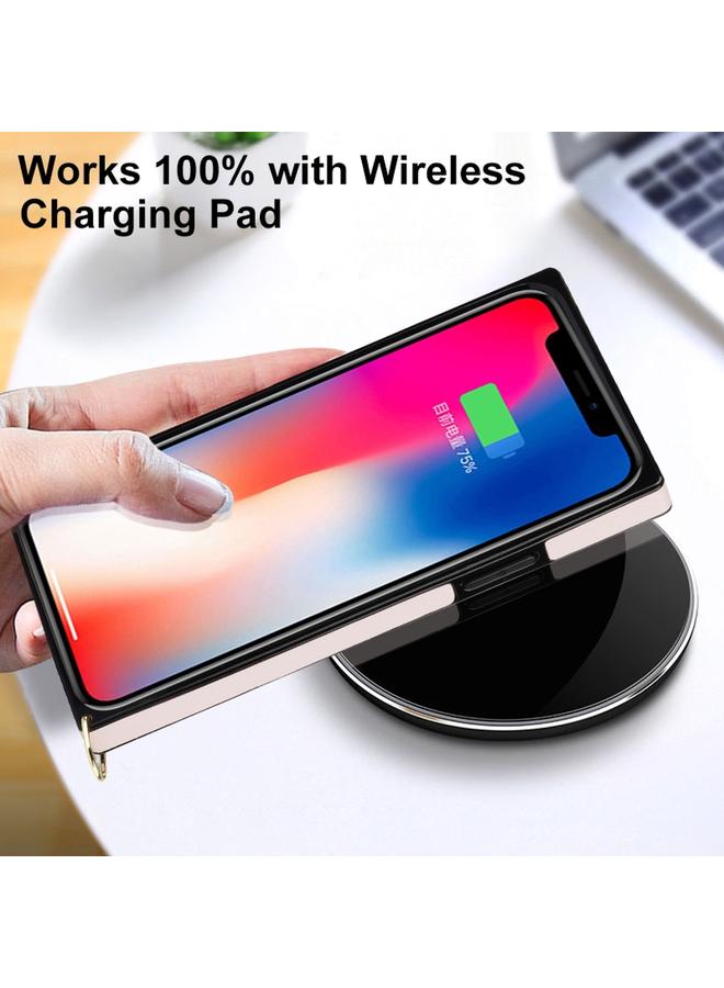 اس-توب جراب لهاتف iPhone 12 Pro Max أنيق بنمط معيني من جلد الألياف الدقيقة + جراب مقاوم للصدمات من مادة TPU مع حزام كروس بودي سلسلة - Image 5