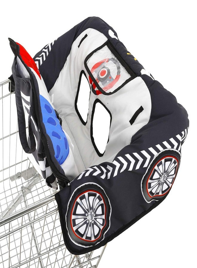HIVVI Cute Police Car Design Grocery Cart Cover for Baby - Image 2