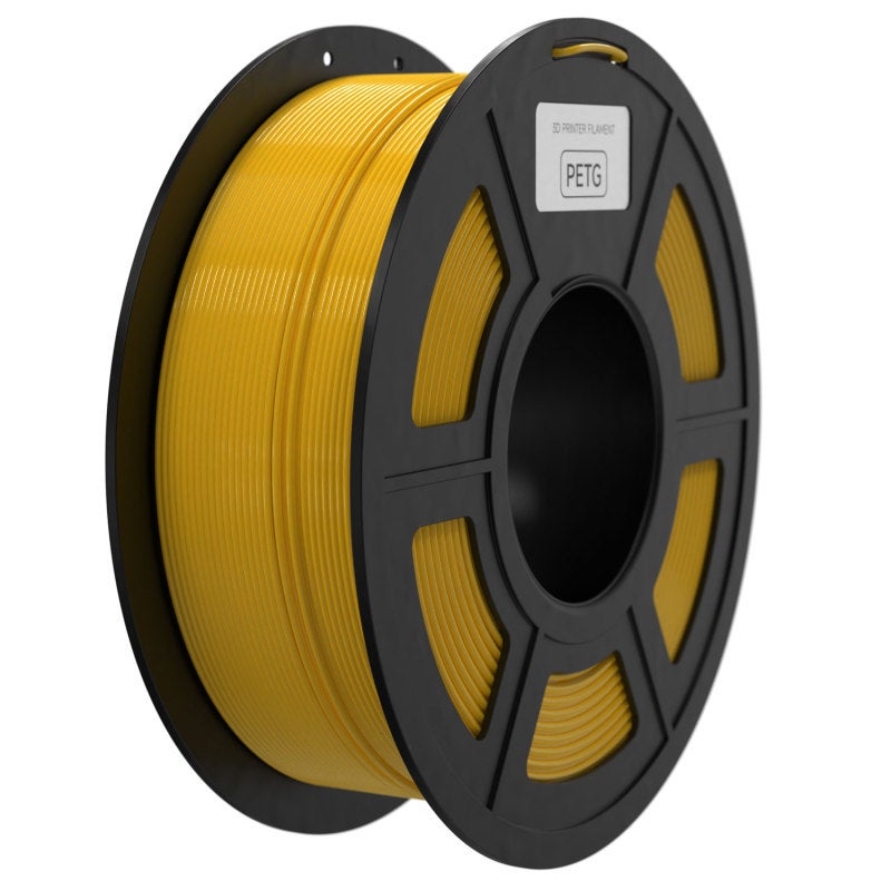 PETG Filament 1.75mm ±0.02mm Yellow: Clog-Free Bubble-Free 3D Printing Filament - High Mechanical Strength Wide Compatibility for Most FDM 3D Printers - Image 1