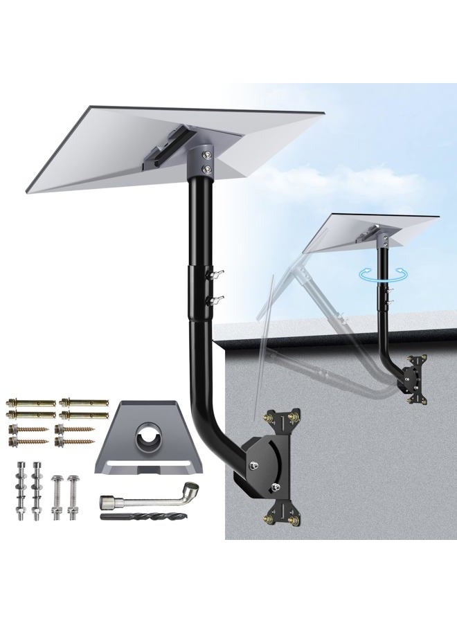 GADFISH Starlink Mount, Compatible with Gen3 Starlink, Adjustable Starlink Gen 3 Mount, Starlink Pole Mount+Starlink Gen 3 Pipe Adapter, Starlink Mounting Kit for Starlink Internet Kit Satellite - Image 1