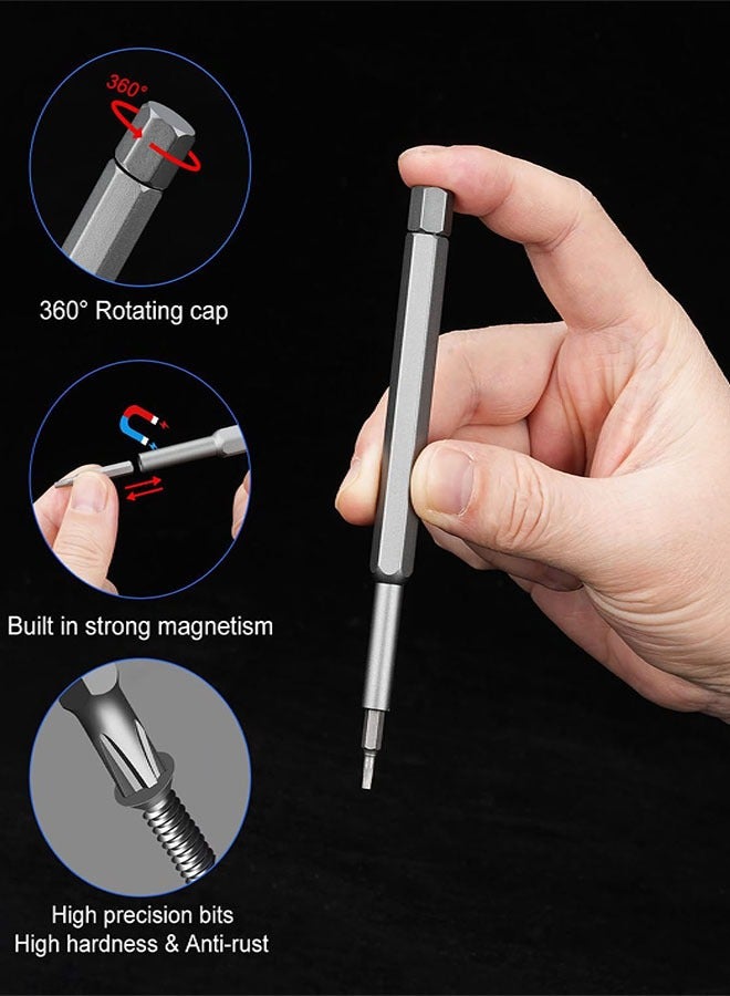Precision Screwdriver Set, 25 in 1 Mini Screwdriver Set with Magnetic Screw Memory Board for Phone, Computer, Watch, Laptop, Ring Doorbell, Eyeglass, Electronic - Image 3