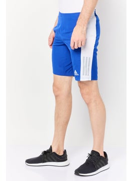 Adidas Men Sportswear Fit 9 Inseam Outdoor Shorts, Blue  - Image 3