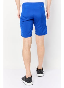 Adidas Men Sportswear Fit 9 Inseam Outdoor Shorts, Blue  - Image 4