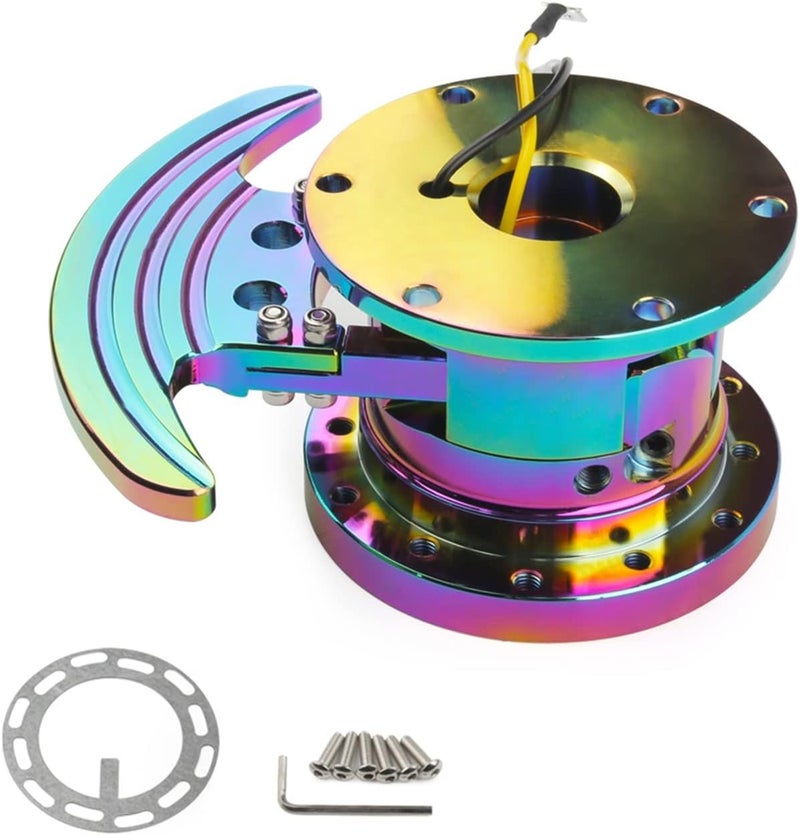 Wivplex Colorful Steering Wheel Quick Release Hub Kit - Image 1