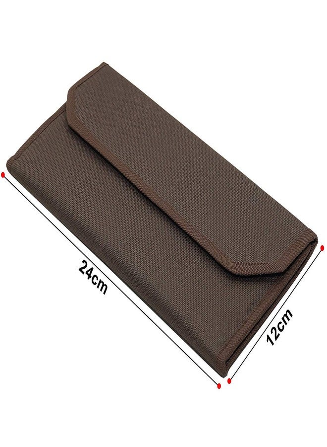 GreatDio Multipurpose Multi Pocket Expanding Cheque Book Holder Travel Organizer Document Bag for Small Accessories- Color May Vary - Image 2