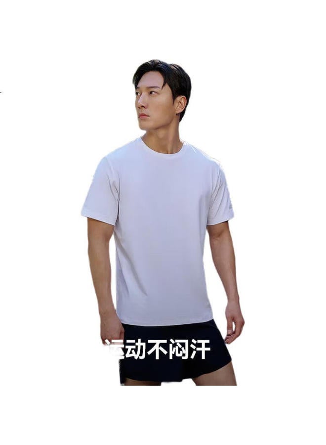 Pelliot Outdoor Quick Dry T-Shirt Men'S Ice Silk Short Sleeve Breathable Women'S Sports Round Neck Half Sleeve 11421509 Blue S - Image 1