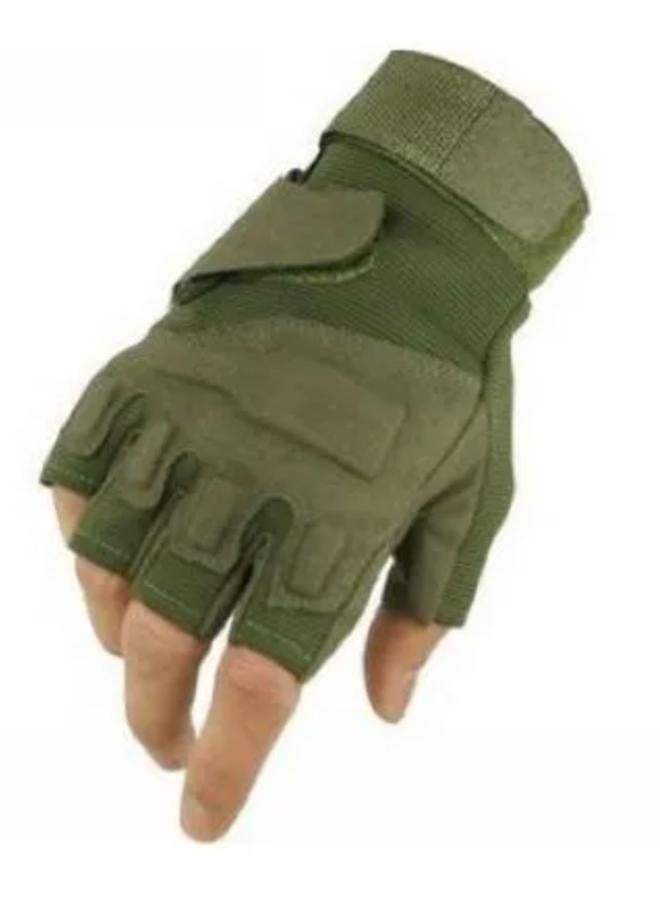 Generic 1 Pair XL Gloves Fingerless for Men Airsoft Gloves Paintball Gloves for Hunting Riding Cycling Gloves  - Image 3