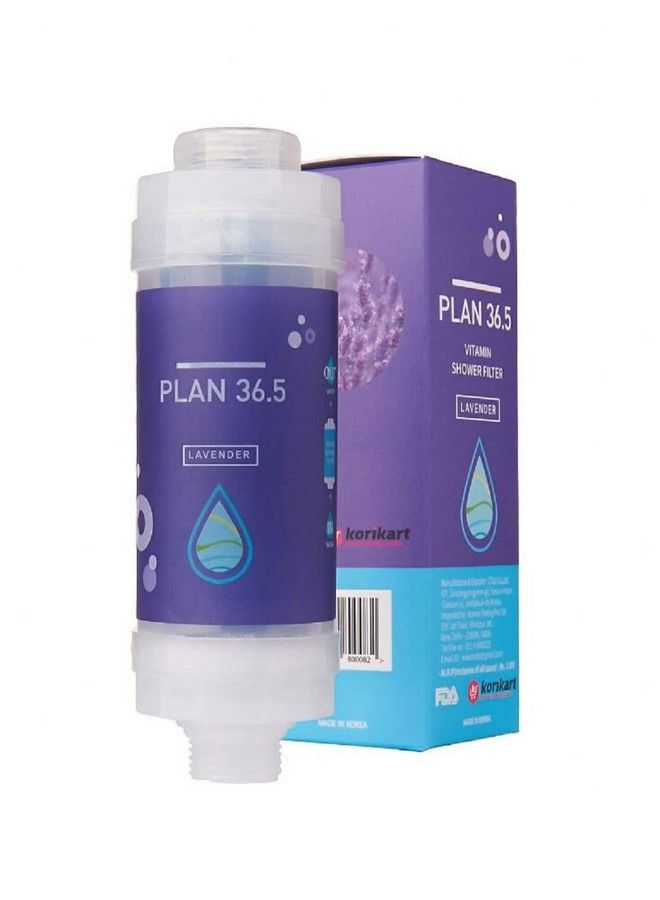 Plan 36.5 Premium Vitamin C Korean Shower Filter For Bathroom Shower (Lavender) - Image 2