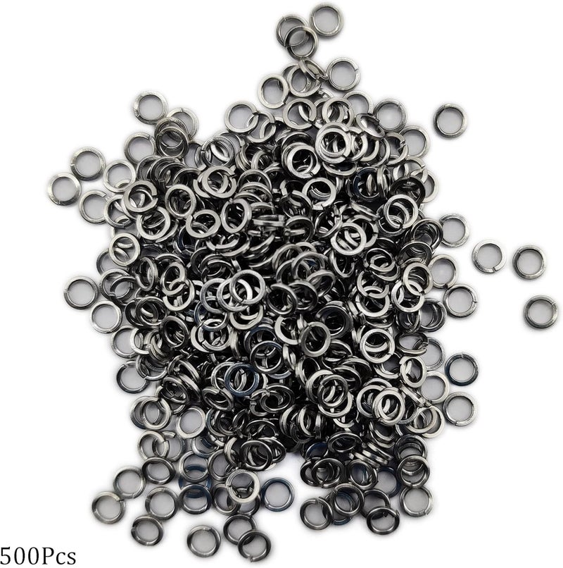 NACX M2 Split Lock Washer, 304 Stainless Steel Spring Lock Washer, 500Pcs - Image 3