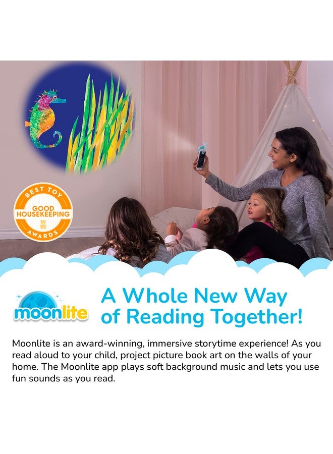Moonlite Storytime Eric Carle Mister Seahorse Storybook Reel A Magical Way To Read Together Digital Story For Projector Fun Sound Effects Toddler Learning Gifts For Kids Ages 12 Months And Up - Image 4