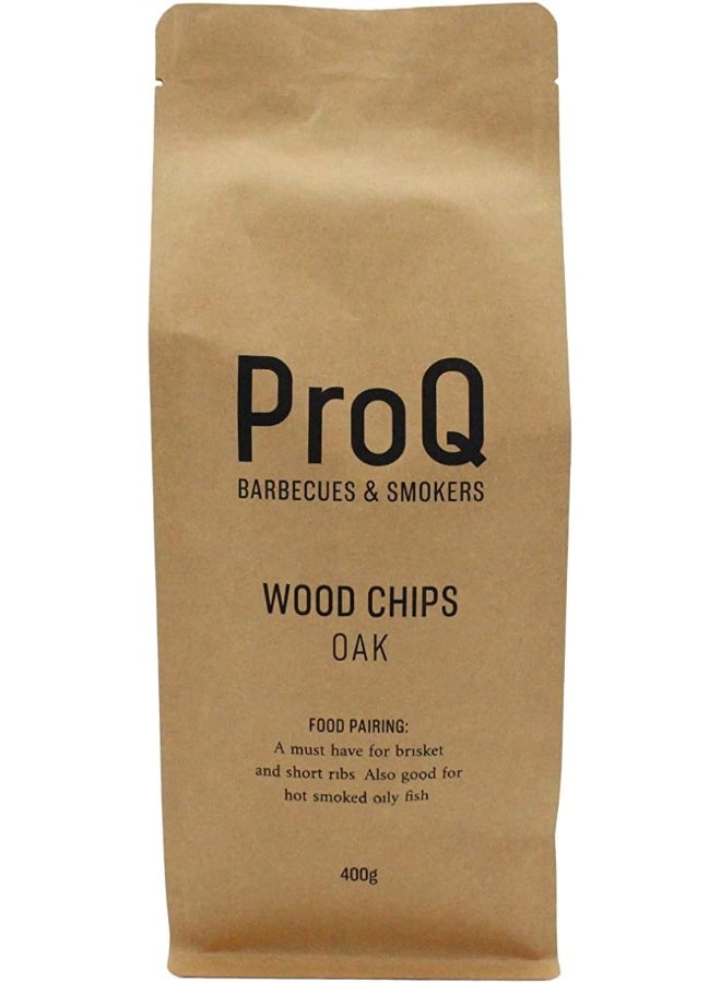 ProQ Smoking Wood Chips - Oak - Bag (400g)