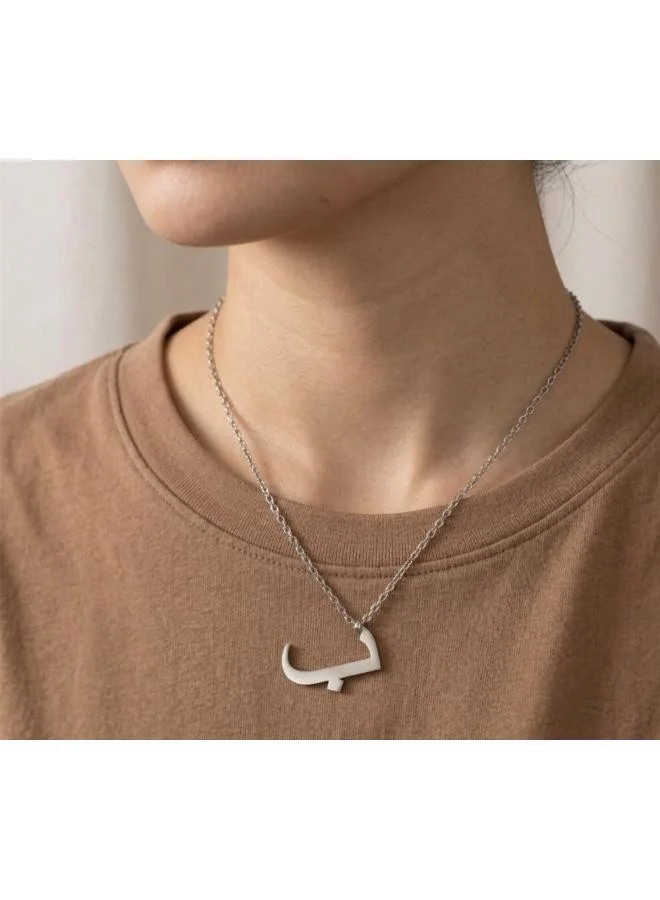 Rovaux  Arabic Letter 'Baa' Necklace 18k Gold Plated for Women | Best Price UAE