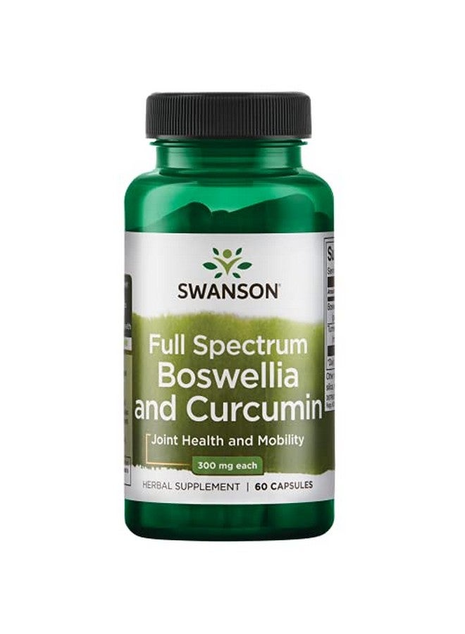 SWANSON Full Spectrum Boswellia And Curcumin 60 CapsulesPacking May Vary - Image 1