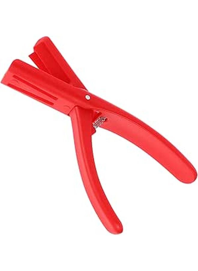 Red Seafood Peeler Tool for Crawfish and Shrimp Reusable Kitchen Shelling Device - Image 1
