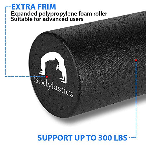 Bodylastics 60cms Foam Roller for Deep Tissue Massage, Pain Relief from Sore Muscles, Pre & Post Exercise Fitness Workout Sessions - Image 3