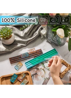 Patelai Domino Rack Mold Silicone Domino Holder Mold 3D Domino Tile Rack Mold Domino Tray Holder Epoxy Resin Casting Mold For Domino Tiles  - Image 3