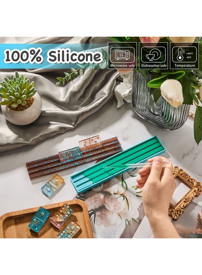 Domino Rack Mold Silicone Domino Holder Mold 3D Domino Tile Rack Mold Domino Tray Holder Epoxy Resin Casting Mold For Domino Tiles