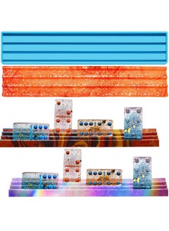 Patelai Domino Rack Mold Silicone Domino Holder Mold 3D Domino Tile Rack Mold Domino Tray Holder Epoxy Resin Casting Mold For Domino Tiles  - Image 1