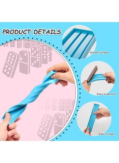 Patelai Domino Rack Mold Silicone Domino Holder Mold 3D Domino Tile Rack Mold Domino Tray Holder Epoxy Resin Casting Mold For Domino Tiles  - Image 4