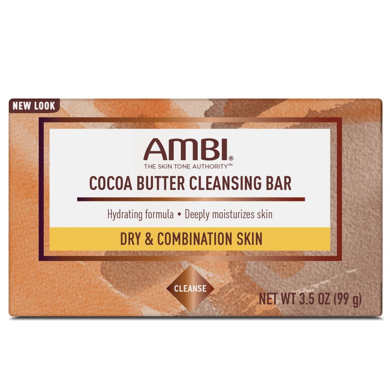 Ambi Cleansing Bar Soap Cocoa Butter 3.5oz (6 Pack) - Image 2