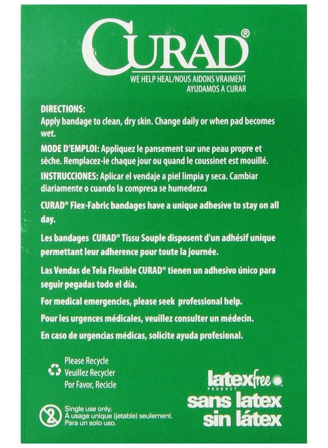 كيوراد ضمادات لاصقة لأطراف الأصابع من كيراد، ضمادة زرقاء قابلة للكشف، مناسبة لخدمات الطعام، 100 ضمادة، أطراف الأصابع 1.75 بوصة × 2 بوصة (قد تختلف العبوة) - Image 4