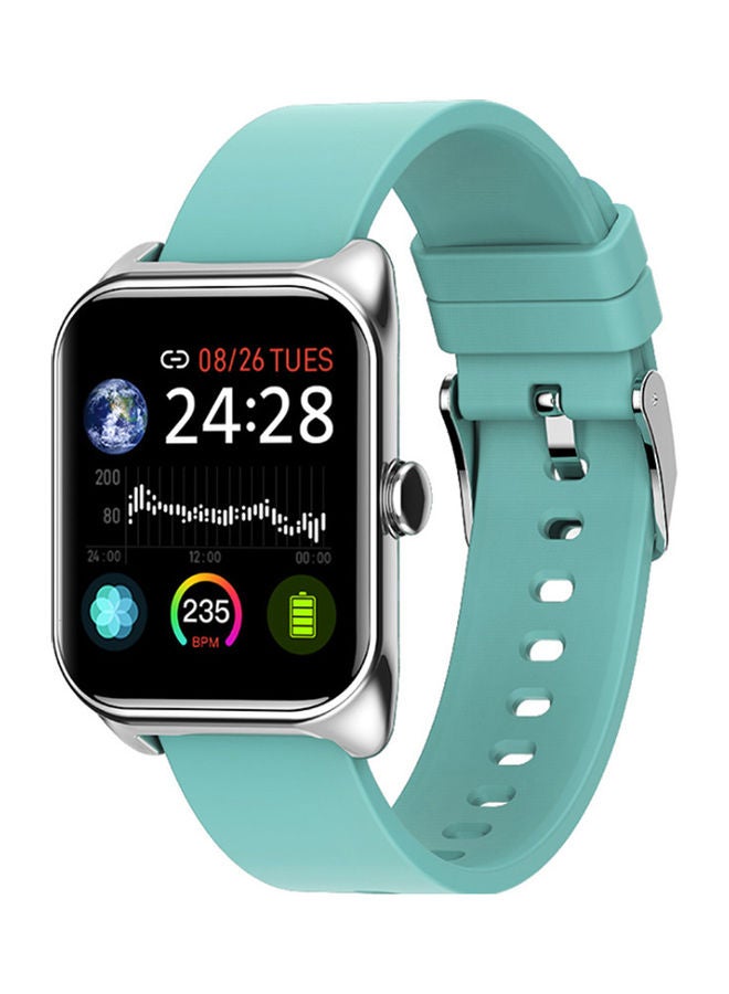 ساعة ذكية مقاومة للماء لمراقبة ضغط الدم ومعدل ضربات القلب واللياقة البدنية أسود/أزرق